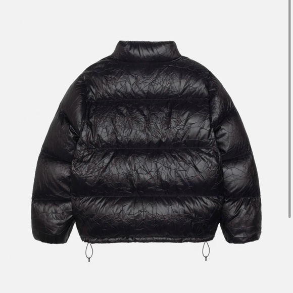 Stussy DOWN PUFFER WRINKLED NYLON size Large NWOT - Picture 2 of 16